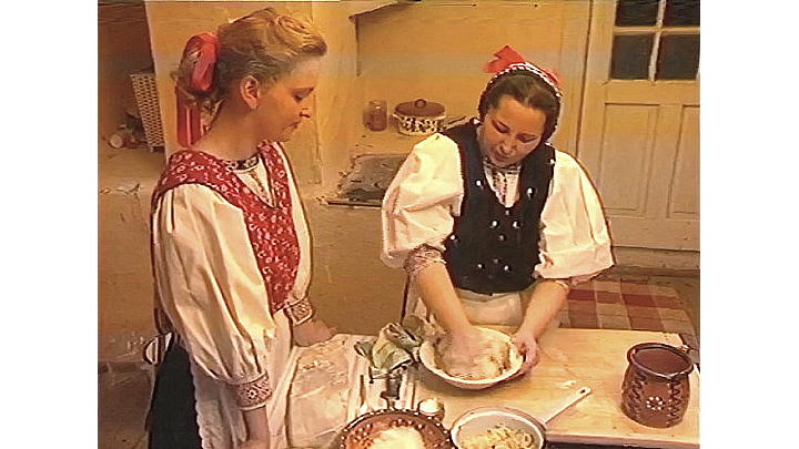 Making Pierogi dough. The Rich Tradition: Slovakia